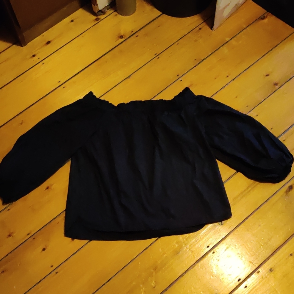 J. Crew black off shoulder top